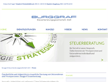 Tablet Screenshot of burggraf-gmbh.de